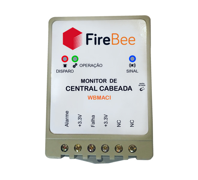 Monitor de Central Cabeada Wireless